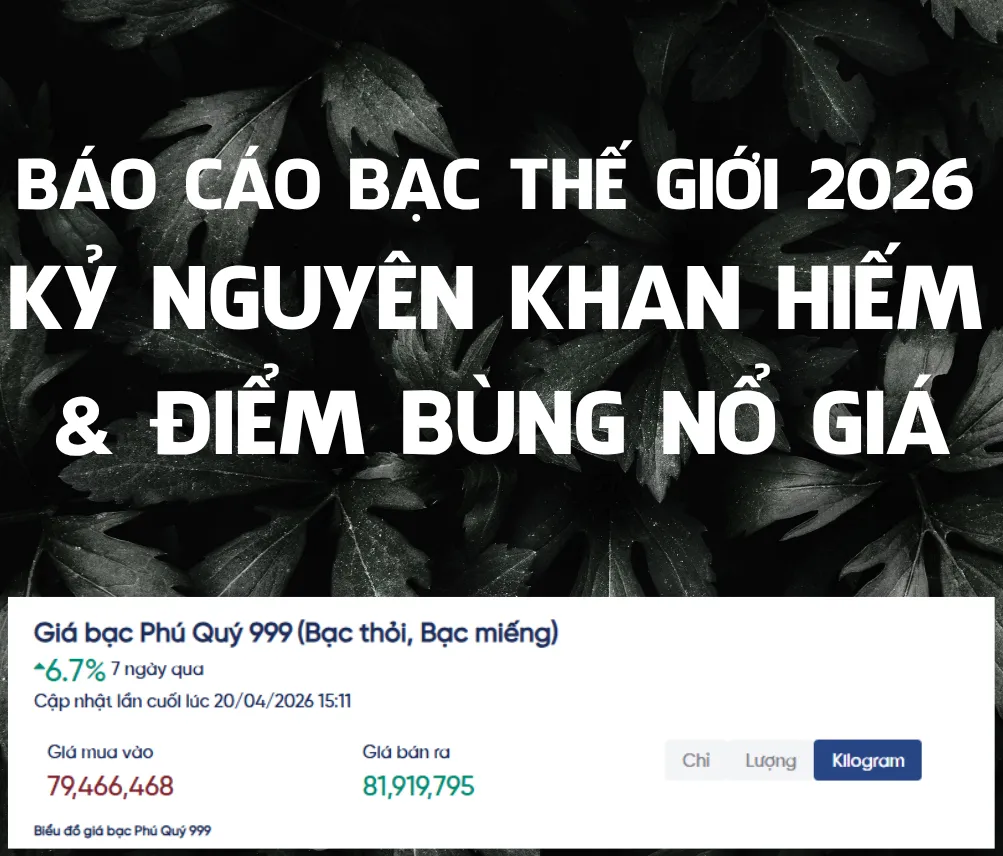 BÁO CÁO BẠC THẾ GIỚI 2026: KỶ NGUYÊN KHAN HIẾM VÀ ĐIỂM BÙNG NỔ GIÁ
